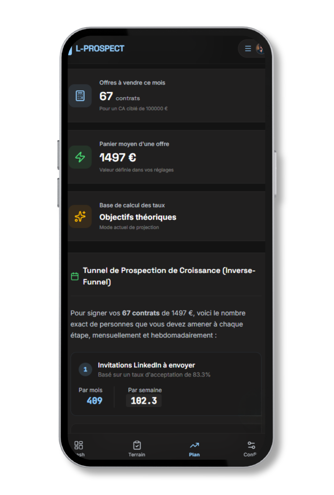 Plan de prospection L-PROSPECT